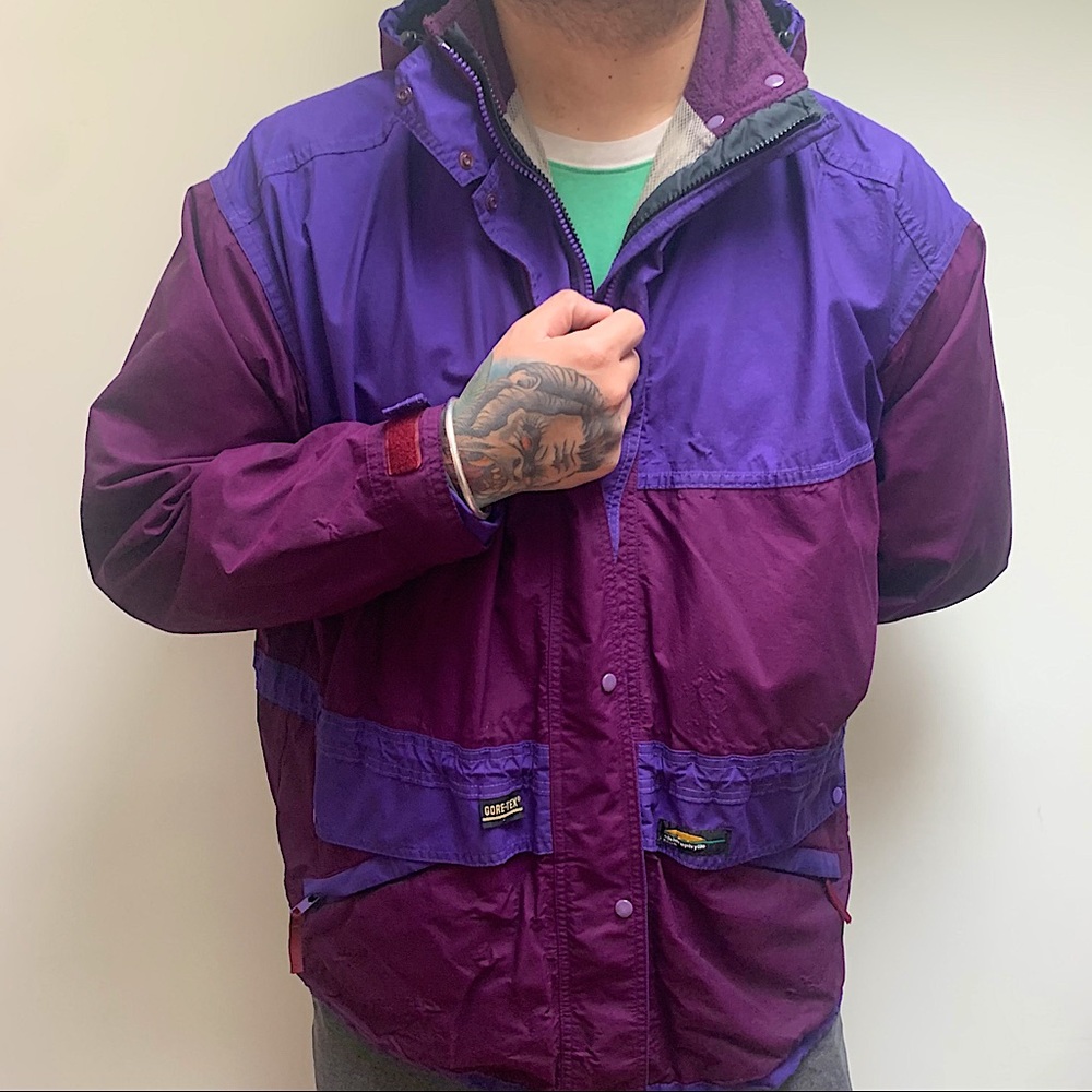 Chlorophylle Vintage Gortex Purple Jacket | XL